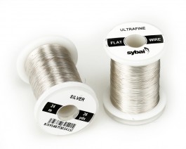 Flat Colour Wire, Ultrafine, Silver